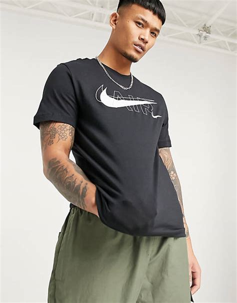 Nike Air Print Pack T Shirt In Black Asos