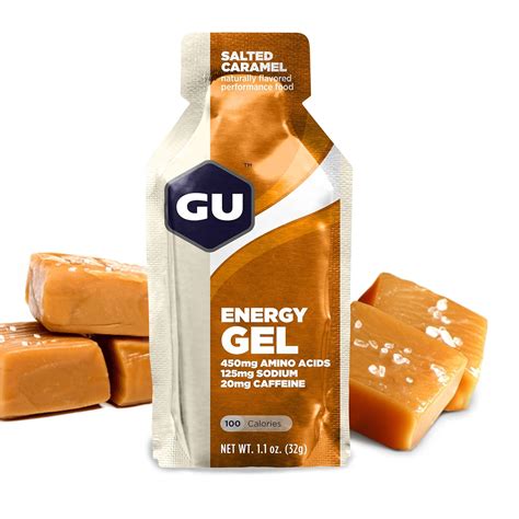 Gu Original Sports Nutrition Energy Gel Salted Caramel 24 Count Ebay