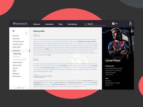 Wikipedia Redesign Designs Themes Templates And Downloadable Graphic