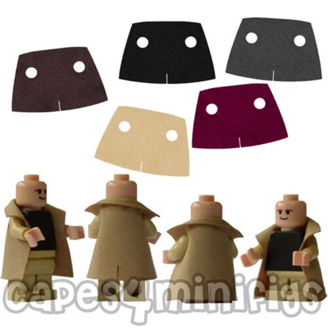CUSTOM Fabric Short Trench Coat Capes For Lego Your Minifig NO MINIFIGS EBay