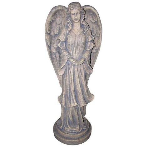Alpine Dac202s Angel Statuary In Brown Color Small Angel Garden