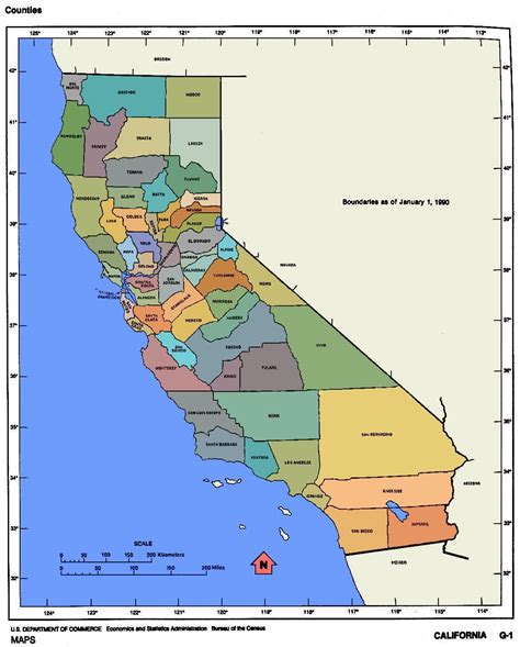 California Map With Cities Photos Cantik