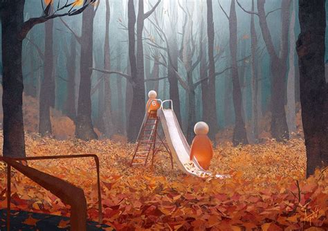 Autumn Playground On Behance Arte Fantasía Arte Conceptual Arte