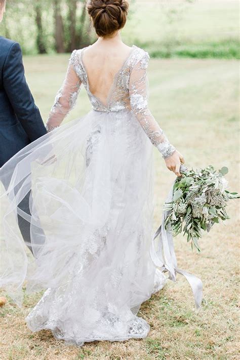 24 Striking Grey Wedding Dresses And Separates Weddingomania