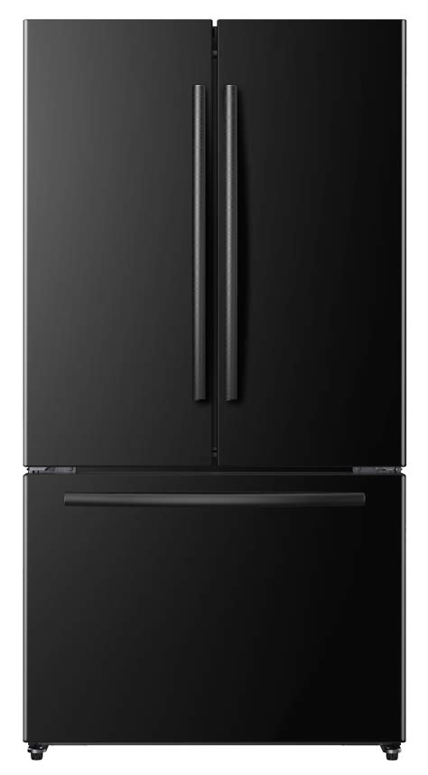 Mora 266 Cu Ft Standard Depth French Door Refrigerator Black