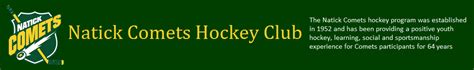 Multi Schedule Natick Comets Hockey Club