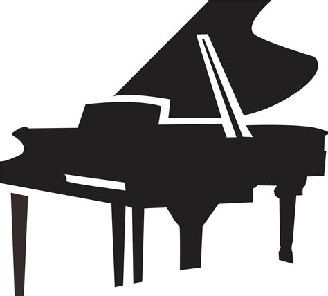 Piano Musical Instrument Piano Silhouette Png Download 15311385