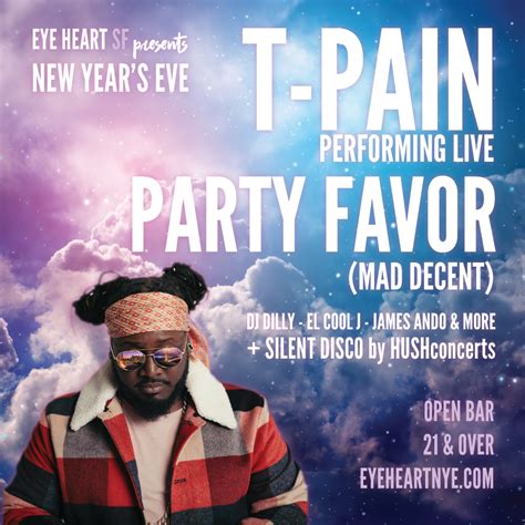 T Pain And Party Favor Hushconcerts