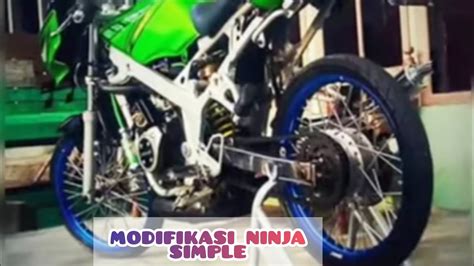 Daftar harga kawasaki ninja rr bekas/second & baru di indonesia maret 2021. MODIF NINJA R WARNA HIJAU - YouTube