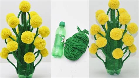 Diy Plastic Bottle Flower Vasehow To Make Flower Vasepot With