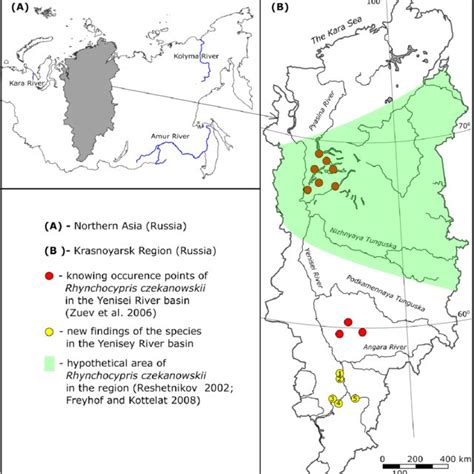 Biotopes Of Rhynchocypris Czekanowskii In The Yenisei River Basin A