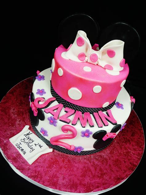 Minnie Mouse Birthday Cakes For Girls