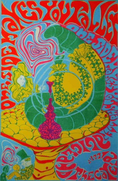 Alice In Wonderland Poster 1967 The 60s Pinterest Psychedelic Psychedelic Art And Trippy