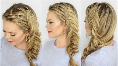Waterfall And Inverted Fishtail Braid Youtube
