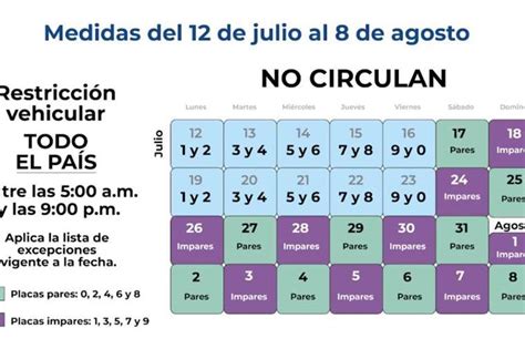 We did not find results for: Este es el cronograma de restricción vehicular hasta el 8 ...