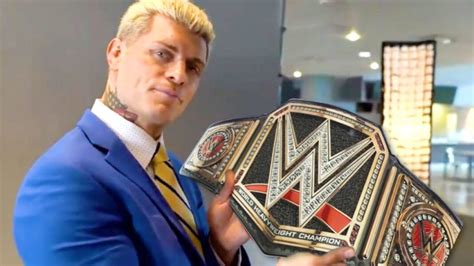Cody Rhodes Says Winning The World Heavyweight Championship Will Not