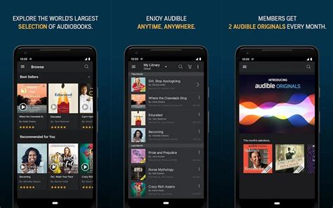 Audible is a membership service that provides customers with the world's largest selection of audiobooks as well as podcasts, exclusive originals and more. 8 Best Audiobook Apps for Android in 2019 | DroidViews