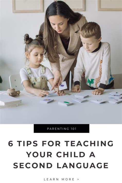 Teaching Your Child A Second Language Tips For Creating Activities