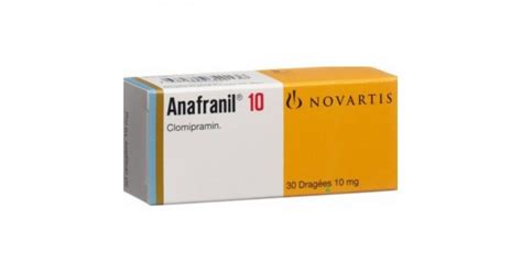 Learn about anafranil (clomipramine), dosing, proper use and what to know before beginning the lowest goodrx price for the most common version of generic anafranil is around $20.66, 93% off the. Anafranil 10 — 1. NOMBRE DEL MEDICAMENTO