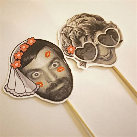 Create a banner for any special occasion. Personalised Novelty Wedding Cupcake Toppers By Happi Yumi | notonthehighstreet.com