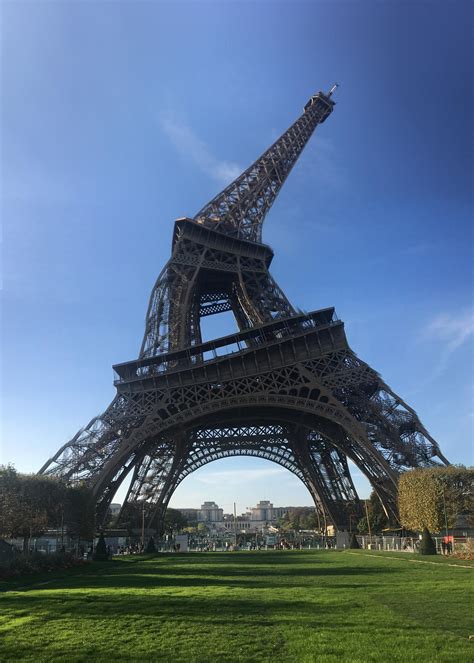 Tried To Take A Panoramic Picture Of The Eiffel Tower Today It Went