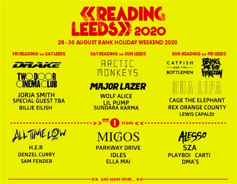 Look out for the bbc1 dance tent at leeds festival to catch the best electronic acts. Drake and Arctic Monkeys tipped in 'leaked' Leeds Festival ...