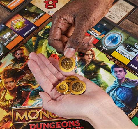 Monopoly Dungeons And Dragons Honour Among Theives Movie Board Game 2023
