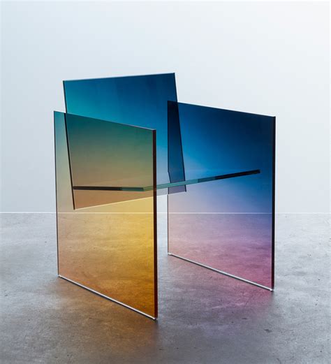 Ombré Glass Chair By Germans Ermičs ← Fold