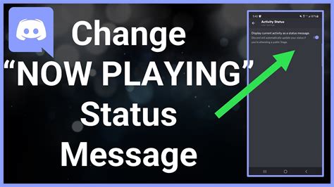 How To Change The Now Playing Status On Discord Youtube
