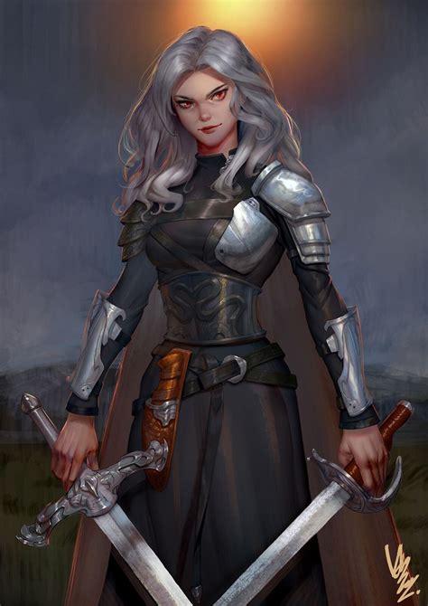 Soldier Sen Baek Warrior Woman Female Knight Fantasy Female Warrior