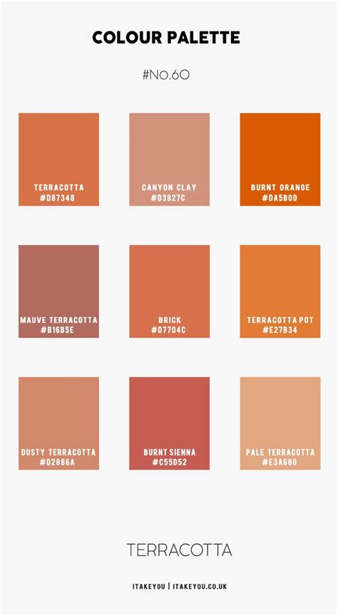Terracotta Colour Combination Colour Palette 60 In 2021 Make A Color