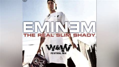 Eminem The Real Slim Shady Wandw Festival Mix Youtube