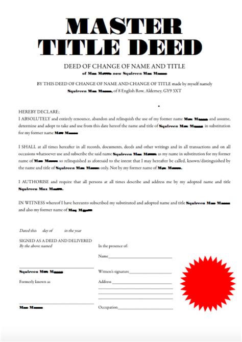 Emerald Heritage Master Deed Title