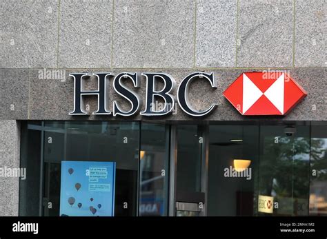 toronto on canada december 17 2022 the logo and brand sign of hsbc bank hsbc holdings plc