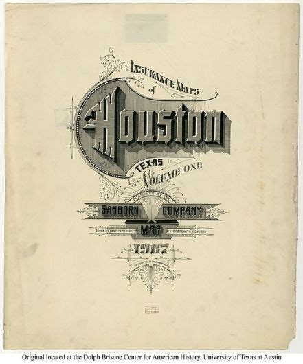 The founders group llc (tfg) is a licensed, bonded and insured professional investigations agency that was established to create a new model of excellence in an industry that demands results. Sanborn Map Company title pages / Sanborn Insurance map - Texas - HOUSTON - 1907 #typography # ...