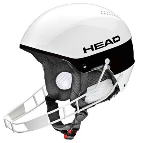 Head Stivot Soft Ear Slalom Race Ski Helmet Chinguard White Ski Race From Ski Bartlett Uk