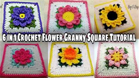 Crochet Flower Granny Square Blanket Pattern Best Flower Site