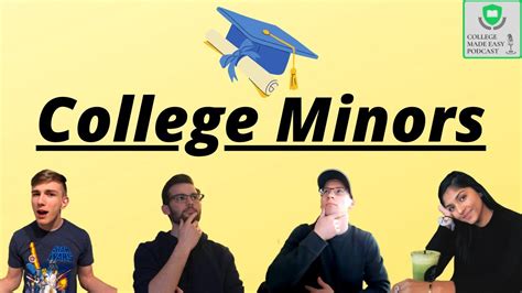 The Importance Of Minors In College Youtube