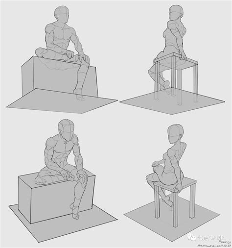 Pin By Nibom Baa On 人体 Sitting Pose Reference Drawing Poses Drawing