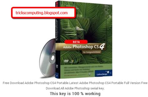 It can be downloaded for free without any trouble in just adobe photoshop cs4 portable is an image editing software used by photographers, designers, and other image editing enthusiasts. Free Download Adobe Photoshop CS4 Portable with Serial ...