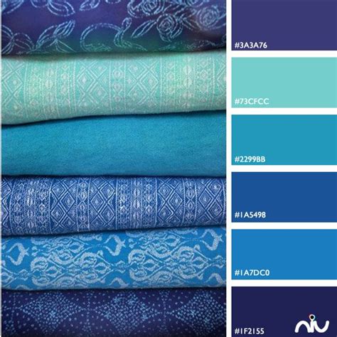 Fabrics Color Palette Blue Inspiration Blue Hues Blue Fabric