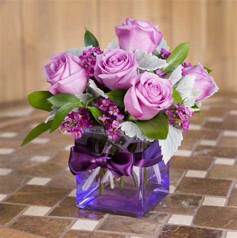 Lush Lavender Roses By The Enchanted Florist Fresh Wedding Flowers