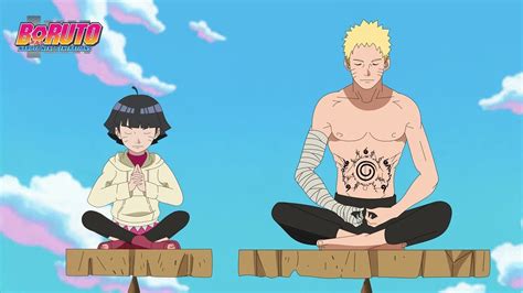 Naruto Treina Himawari Para Usar O Modo Sennin Perfeito Boruto Next