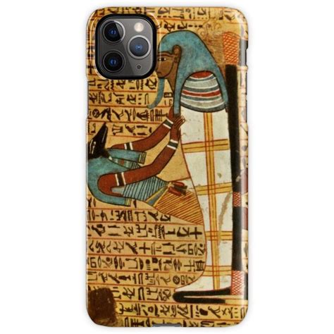 Ancient Egyptian Wall Paintings 1956 Tomb Of Amennakht Iphone Case
