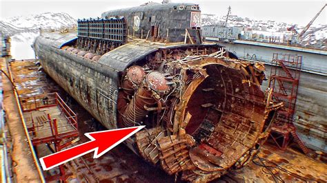 3 Large Sunken Nuclear Submarines Of Russia Submarine K 278 Kursk K