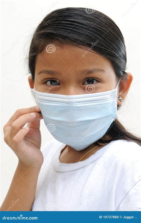 Girl Wear Mask Stock Photo Image Of Medical Infection 10727880