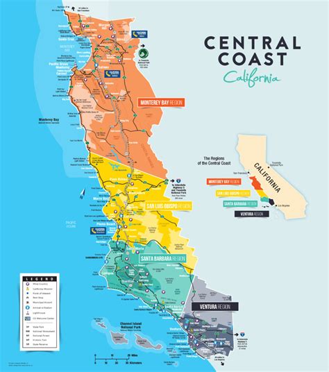 Maps California Central Coast