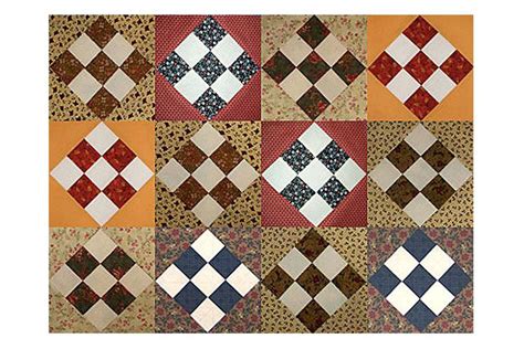 Country Nine Patch Scrap Quilt Pattern Six Patch Quilt Patterns