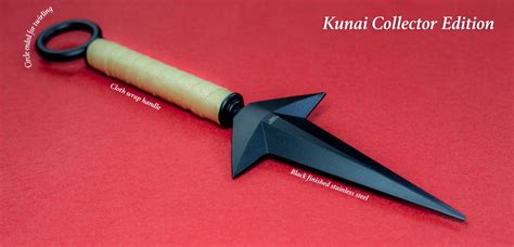 This Particular Yondaime Kunai Knife Features A Very Thick Construction