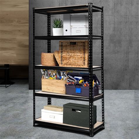 If you prefer to buy your garage shelves, there are many wonderful options available. 5-Shelf Garage Shelving Rack - Black | Complete Storage Solutions